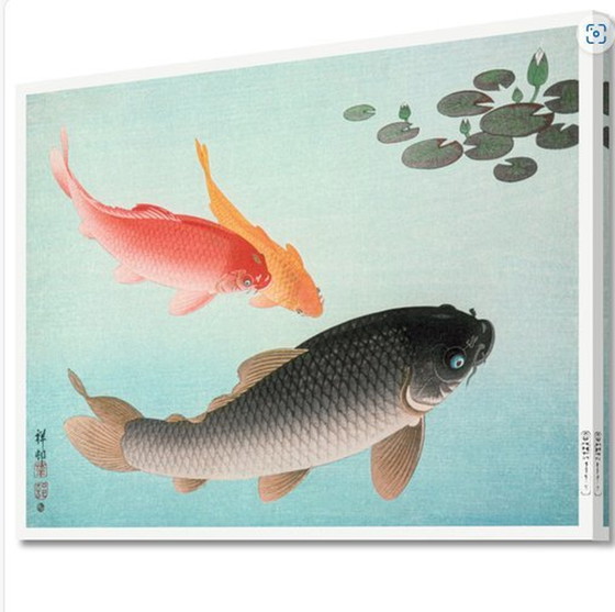 Image 1 of Ohara Koson  ---Koi Carps