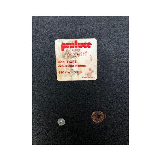 Image 1 of Vintage porseleinen en metalen vloerlamp van René Kemna voor Piuluce Sirrah, Italië 1991