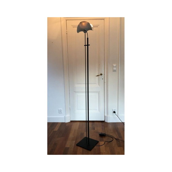 Image 1 of Vintage porseleinen en metalen vloerlamp van René Kemna voor Piuluce Sirrah, Italië 1991