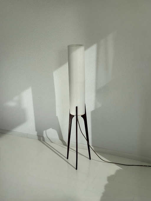 Teak Tripod Rocket Floor Lamp, Denmark 1960S