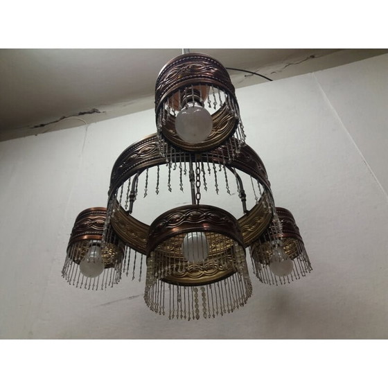 Image 1 of Vintage Jugendstil kroonluchter, Tsjecho-Slowakije 1900