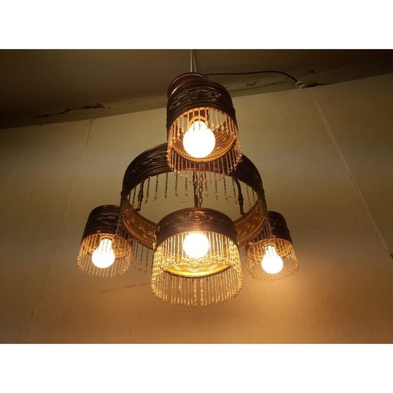 Image 1 of Vintage Jugendstil kroonluchter, Tsjecho-Slowakije 1900