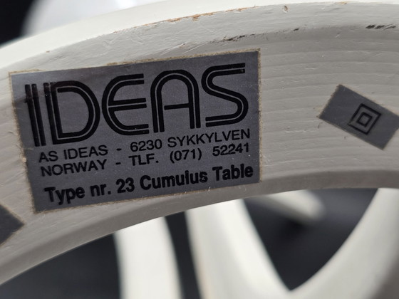 Image 1 of Groot Model Tafellamp, Jan Erik Lindgren Voor Ideas, Model Cumulus