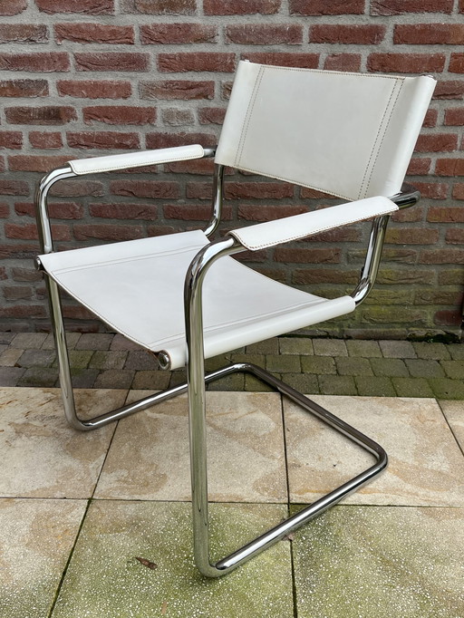 Vintage Matteo Grassi Design Buisframe Fauteuil 