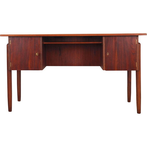 Vintage teakhouten bureau, Denemarken 1960