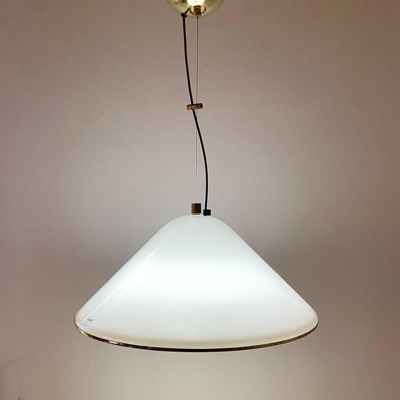 Image 1 of Ruimtetijdperk Iguzzini hanger "Elpis" , Harvey Guzzini, Italië 1970S