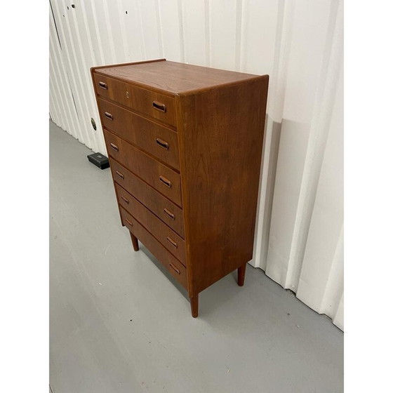 Image 1 of Deense vintage teakhouten ladekast, 1960-1970