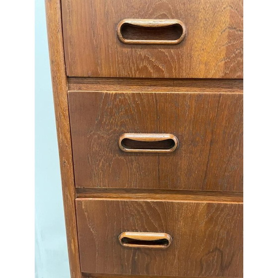 Image 1 of Deense vintage teakhouten ladekast, 1960-1970