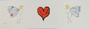 Andy Warhol: “I Love You So, Drieluik, 1957”. Gesigneerd In De Plaat. 
