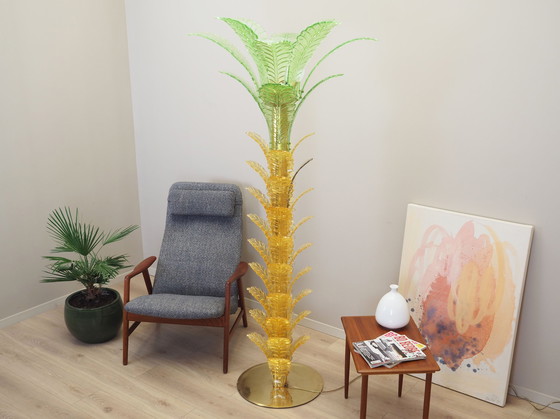 Image 1 of Palm lamp, Murano glas, Italiaans ontwerp, 1970S, Vervaardiging: Italië