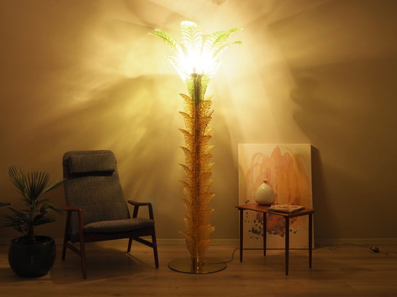 Image 1 of Palm lamp, Murano glas, Italiaans ontwerp, 1970S, Vervaardiging: Italië