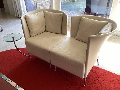 Montis Fauteuils Scène Met Glastafeltje