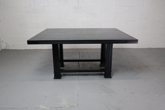 Image 1 of Husser 615 dining table by Frank Lloyd Wright for Cassina