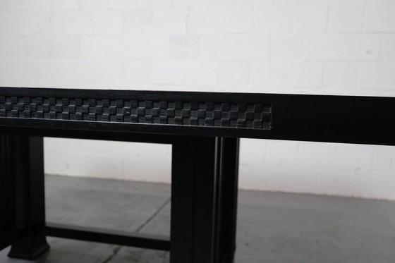 Image 1 of Husser 615 dining table by Frank Lloyd Wright for Cassina