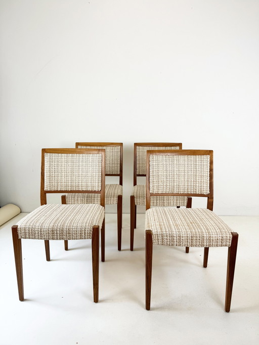 Teak Stoelen (set van 4)