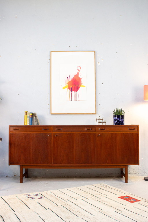 Vintage ladekast teak midcentury