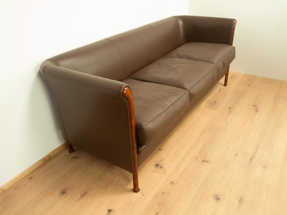 Image 1 of clubset van antonio citterio voor moroso, leer, jaren 1980