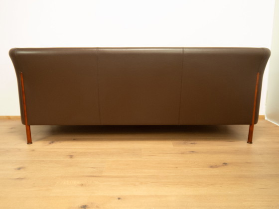 Image 1 of clubset van antonio citterio voor moroso, leer, jaren 1980