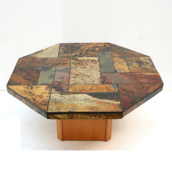Image 1 of Vintage Brutalist salontafel gemaakt in de jaren '70