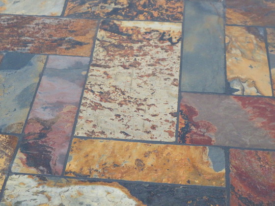 Image 1 of Vintage Brutalist salontafel gemaakt in de jaren '70