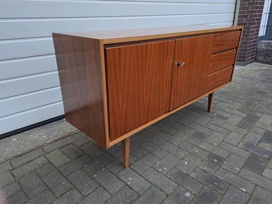 Image 1 of Mid Century buffetkast walnoot Deens design jaren 60