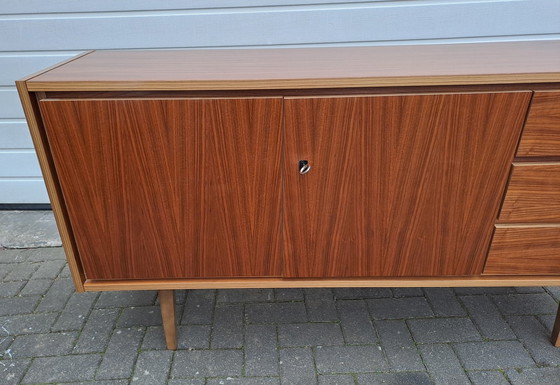 Image 1 of Mid Century buffetkast walnoot Deens design jaren 60