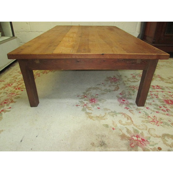 Image 1 of Vintage grenenhouten salontafel