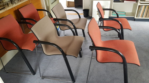 6x Thonet Stoelen Model S320