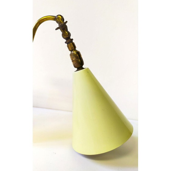 Image 1 of Vintage messing schaar wandlamp, Italië 1940