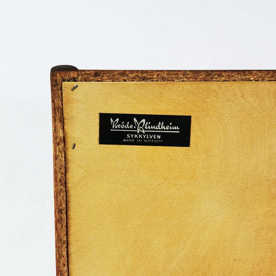 Image 1 of Vintage Sykklven ladekast in teak en hout van Brodrene Blindheim, Noorwegen 1960