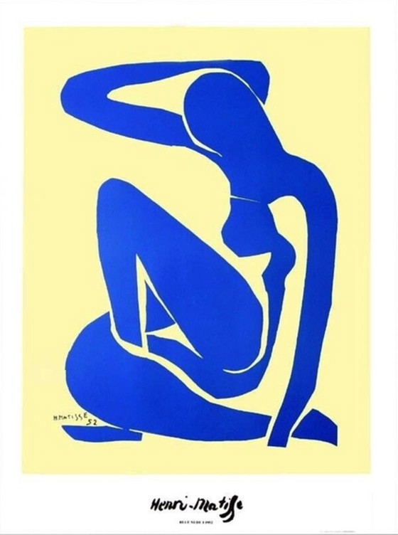 Image 1 of Henri Matisse poster - Blauw naakt