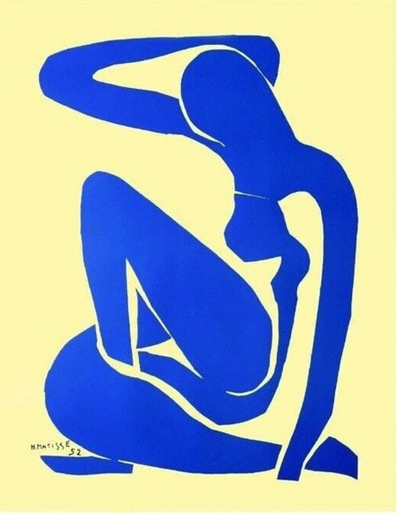 Image 1 of Henri Matisse poster - Blauw naakt