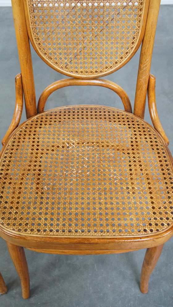 Image 1 of 2 x Vintage hoge stoel