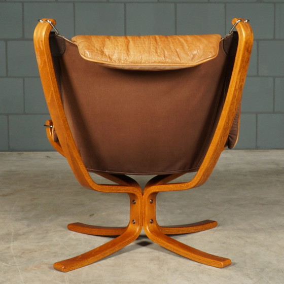 Image 1 of Vintage Falcon Fauteuil – Sigurd Resell – Vatne Møbler – Jaren 70