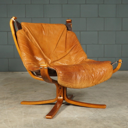 Vintage Falcon Fauteuil – Sigurd Resell – Vatne Møbler – Jaren 70