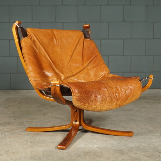 Image 1 of Vintage Falcon Fauteuil – Sigurd Resell – Vatne Møbler – Jaren 70