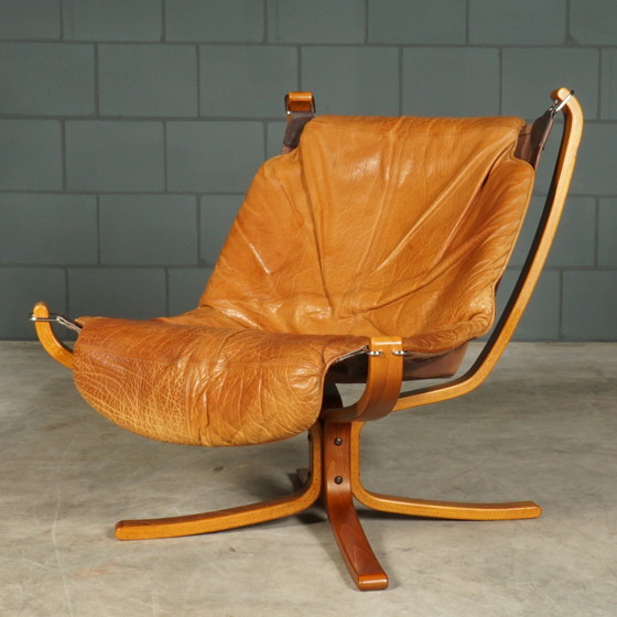 Image 1 of Vintage Falcon Fauteuil – Sigurd Resell – Vatne Møbler – Jaren 70