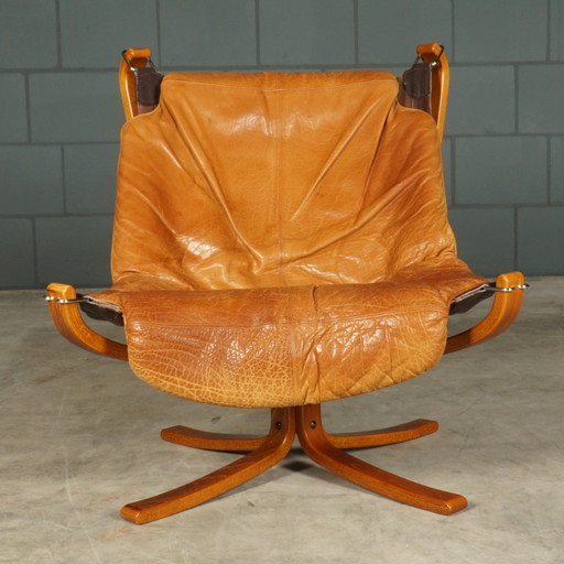 Vintage Falcon Fauteuil – Sigurd Resell – Vatne Møbler – Jaren 70