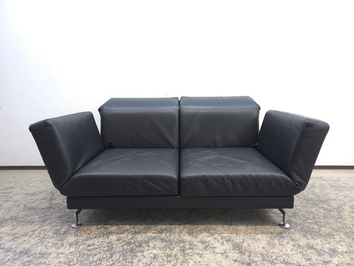 Brühl Moule Sofa Zwart Designer Sofa Leder Bank Functie