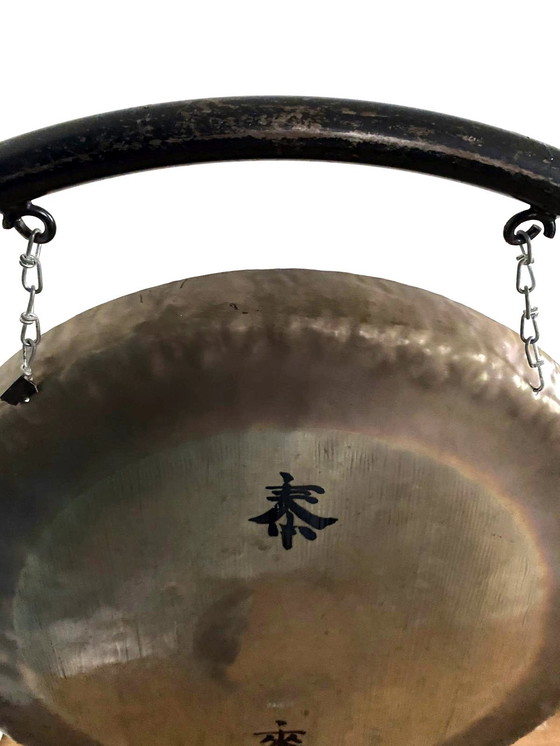 Image 1 of Chinese Gong Including Stand