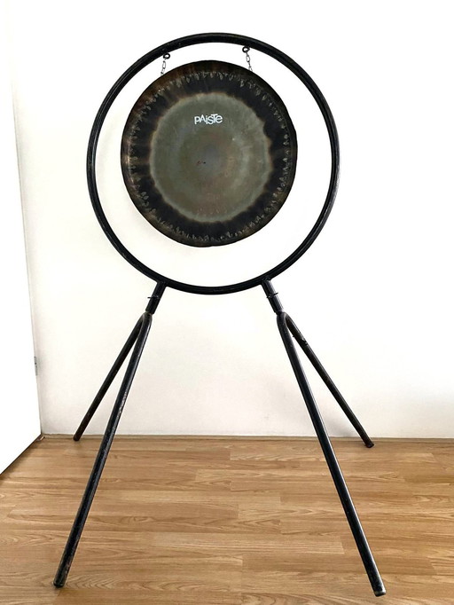 Chinese Gong Including Stand