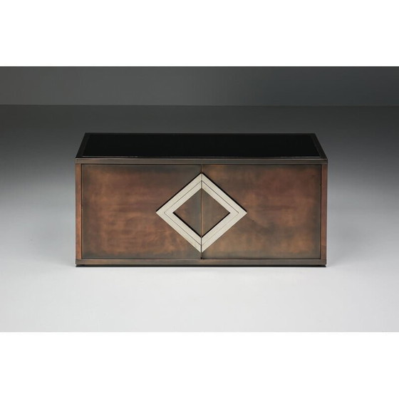 Image 1 of Hollywood Regency vintage bronzen dressoir, Frankrijk 1970