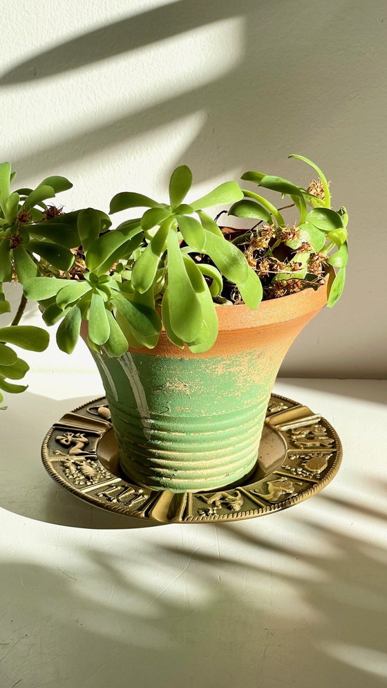 Image 1 of Vintage bronzen asbak