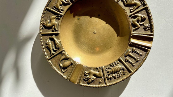 Image 1 of Vintage bronzen asbak
