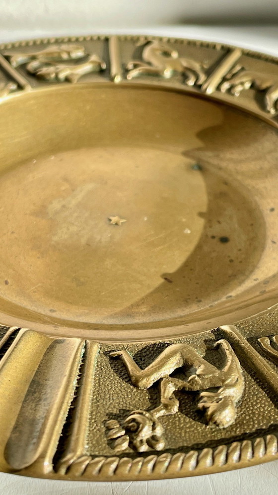 Image 1 of Vintage bronzen asbak