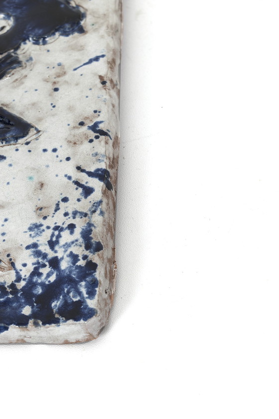 Image 1 of Vintage wandtegel stierengevecht