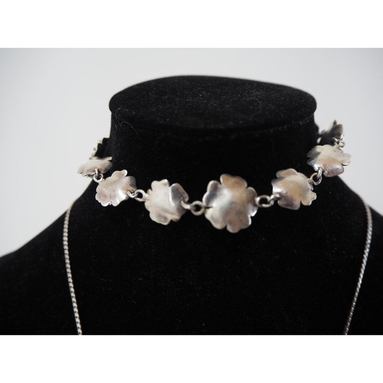 Image 1 of Vintage zilveren armband en ketting, jaren 1920