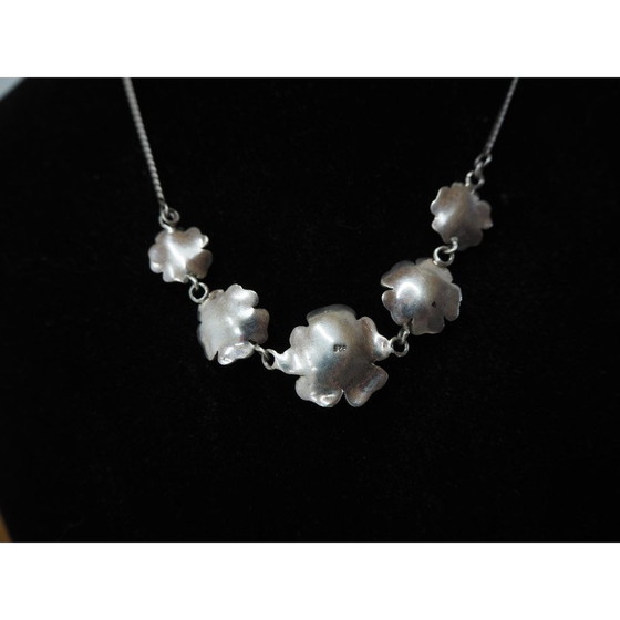 Image 1 of Vintage zilveren armband en ketting, jaren 1920