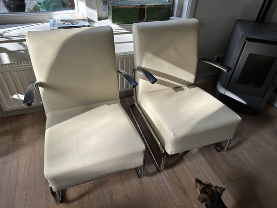 Image 1 of 2x Gispen Fauteuil 405