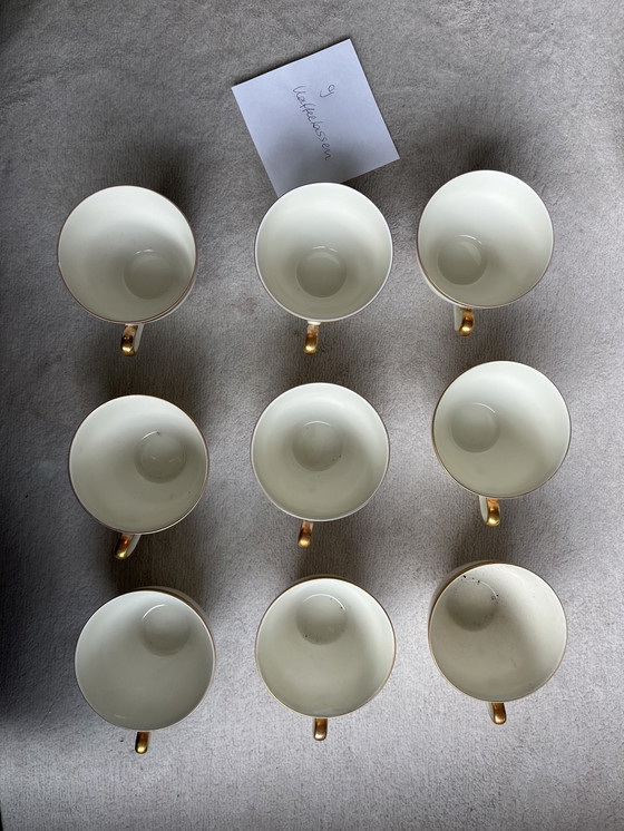 Image 1 of Eschenbach Bavaria diner- en koffieservies met gouden rand 101 stuks